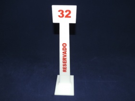 Numerador de Mesa - Reservado